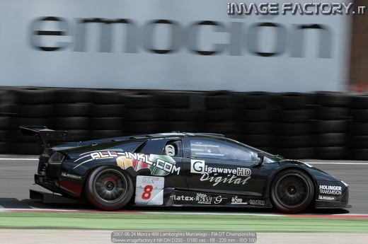 2007-06-24 Monza 489 Lamborghini Murcielago - FIA GT Championship